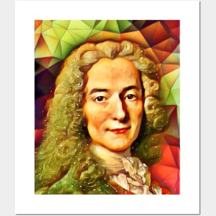 Voltaire Snowy Portrait | Voltaire Artwork 15 Posters and Art